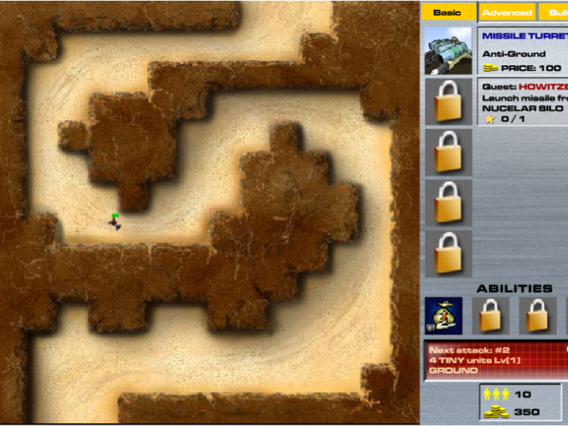 Canyon Defense Miniclip [Full Screen] Game