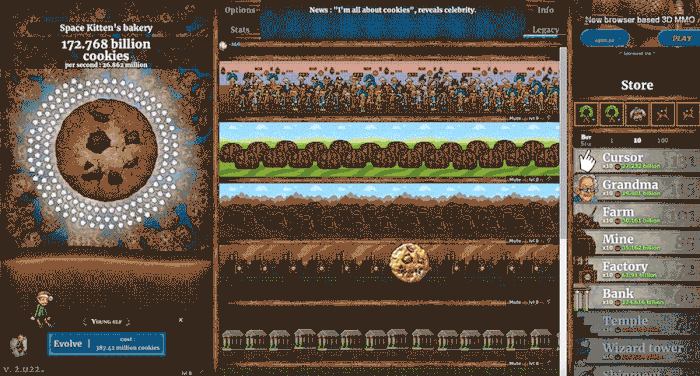 Cookie Clicker Gameplay: 100% Free Unblocked Games