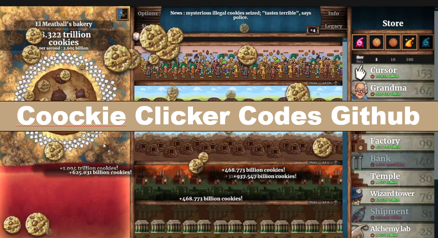 Coockie Clicker Codes GitHub | Cookie Clicker Hacks GitHub